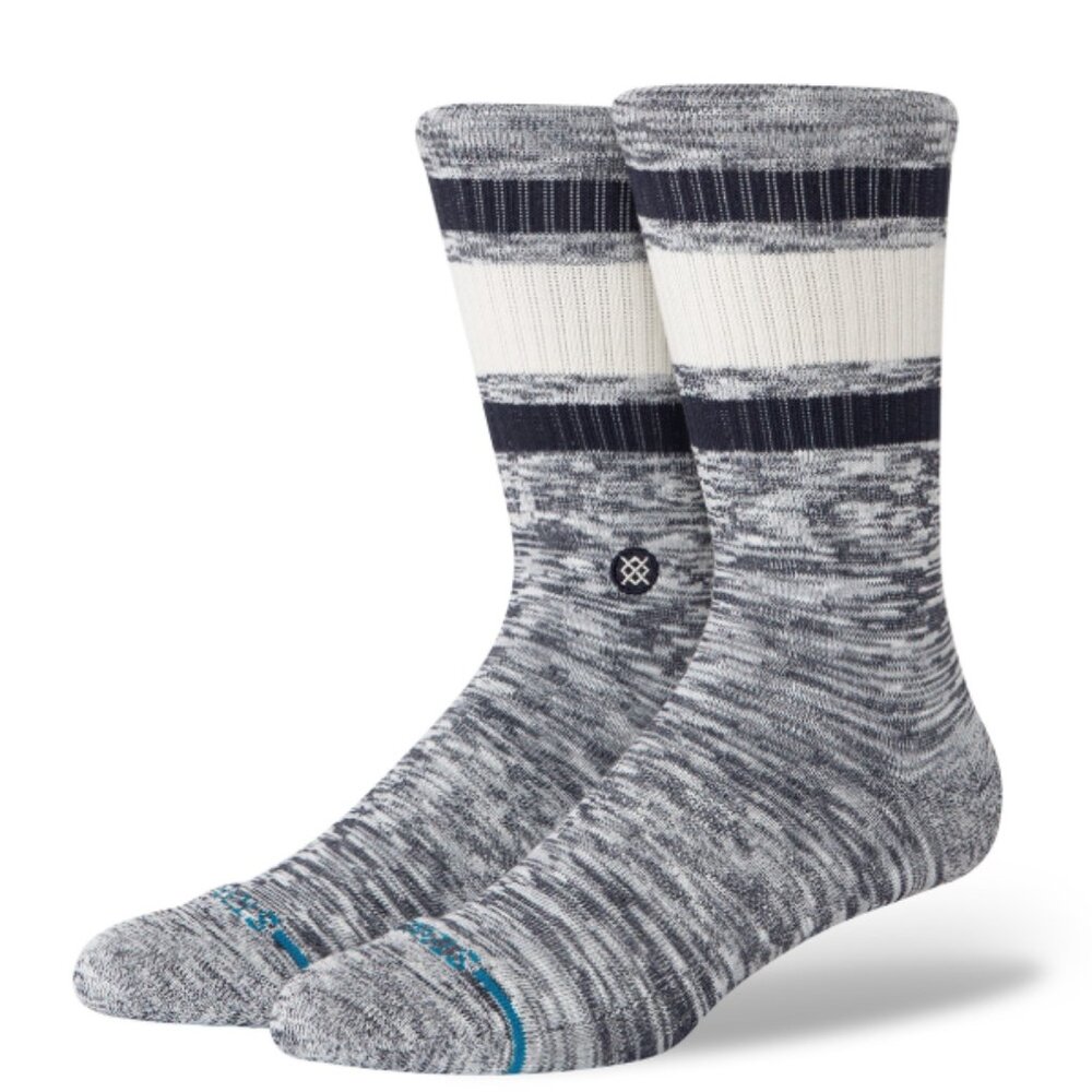NWT Stance Combed Cotton Blend Crew Socks - Slub Boyd Crew – Medium